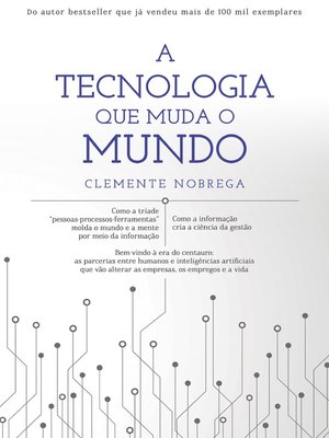 cover image of A tecnologia que muda o mundo